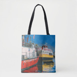 Tote Bag Miss Portland Fireboat et Casco Bay Ferries