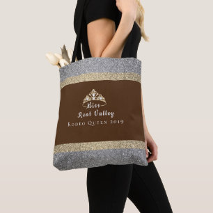 Tote Bag Miss Rodeo Crown Miss Rodeo Titre personnalisé