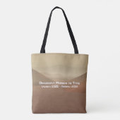 Tote Bag Mission libellule à Titan (Dos)