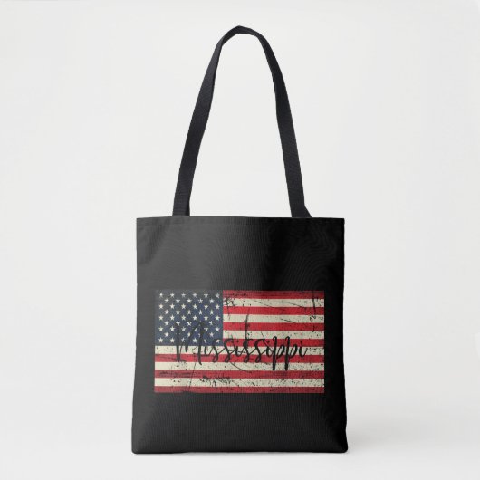 Tote Bag Mississippi USA State America (Devant)