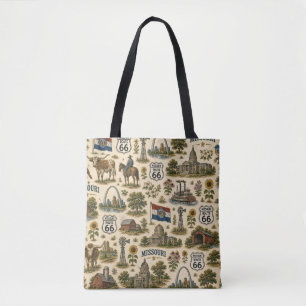 Tote Bag Missouri Route 66 Marché Gateway