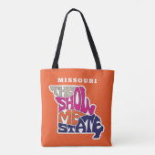 Tote Bag Missouri State Surnom Word Art (Dos)