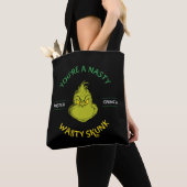 Tote Bag Mister Grinch | Vous êtes un sale con (De près)