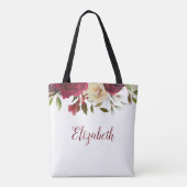 Tote Bag Mistletoe Manor Aquarelle Mère de la chambre (Dos)