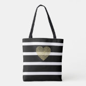Tote Bag Mme Black Modern Script Personnalisé Mariage Nouve (Dos)
