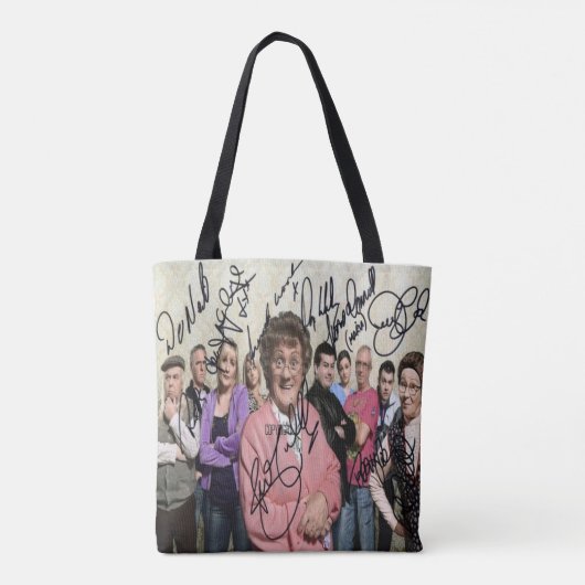 Tote Bag mme browns boys signed (Dos)