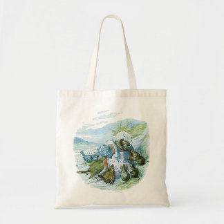 Tote Bag Mme TIGGY-WINKLE donne aux oiseaux leurs vêtements