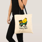 Tote Bag Mobile Notaire Chick Riding Skateboard Hawaii (Devant (produit))
