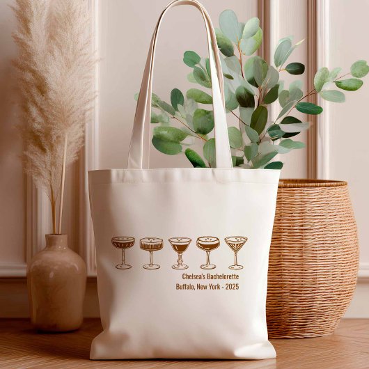 Tote Bag Mocha Bridesmaid Espresso Martini Bachelorette 