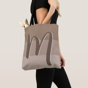 Tote Bag Mocha Color Blocs Monogramme
