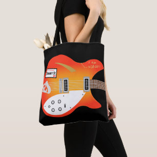 Tote Bag Mod Pop Art Electric Air Guitare