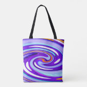 Tote Bag Mode art violet (Dos)