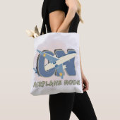 Tote Bag Mode Avion Activé - Voyage Drôle (De près)