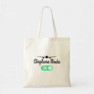 Tote Bag Mode avion sur T-shirt