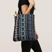 Tote Bag Mode aztèque bleue/verte Multi Fourre-tout (De près)