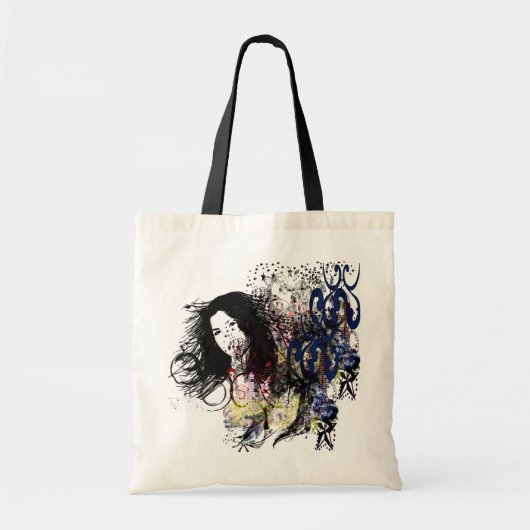Tote Bag Mode Diva tourbillonné (Devant)