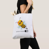 Tote Bag "Mode école : OFF - Chillin' Bee" (De près)