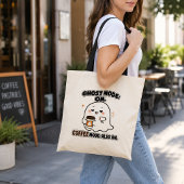 Tote Bag Mode Fantôme Activé Mode Café Aussi Activé Introve
