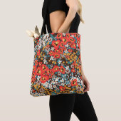 Tote Bag Mode florale : Housse de printemps Impression. (De près)