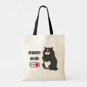 Tote Bag Mode grumeux sur drôle de gros chat (Dos)