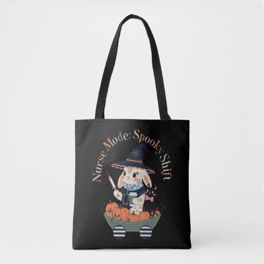 Tote Bag Mode Infirmière Équipe Effrayante (Devant)