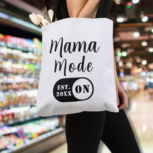 Tote Bag Mode Maman activé, Meilleure Maman de l'année pers