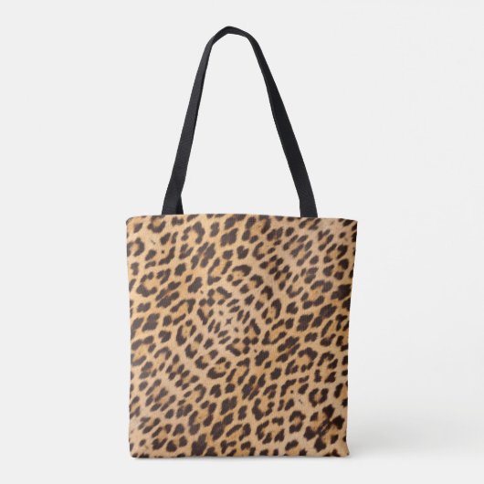Tote Bag mode safari sauvage chic féminin imprimé léopard (Dos)