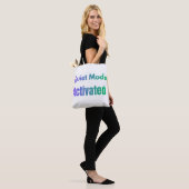 Tote Bag Mode Silencieux Activé – Typographie Gras (Sur le modèle)