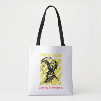Tote Bag Mode silencieux – Partie en cours | Salle de jeu a