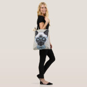 Tote Bag Mode Smart de chat siamois (Sur le modèle)