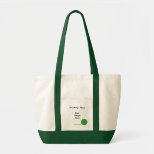 Tote Bag Modèle à ruban vert