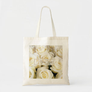 Tote Bag Modèle blanc Rose Elegance