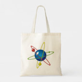 Tote Bag Modèle coloré de l'Atom (Dos)