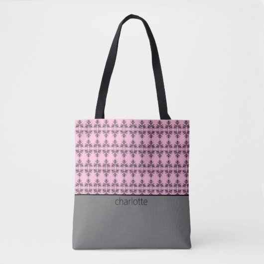 Tote Bag Modèle Damas moderne (Devant)