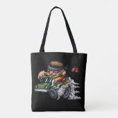 Tote Bag modèle de camion monstre 1 (Dos)