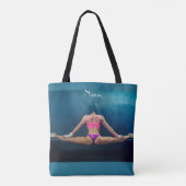 Tote Bag Modèle de condition physique féminine Split Thunde (Dos)
