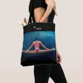 Tote Bag Modèle de condition physique féminine Split Thunde (De près)