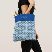 Tote Bag Modèle de Damas vintage (De près)