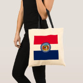 Tote Bag Modèle de drapeau d'État du Missouri (Devant (produit))
