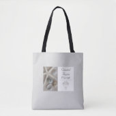 Tote Bag Modèle de logo de fleuriste côtier éditable (Devant)