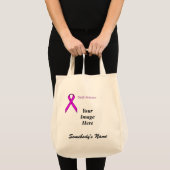 Tote Bag Modèle de ruban standard violet par Kenneth Yoncic (Devant (produit))