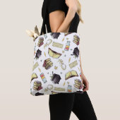 Tote Bag Modèle de sorts et de livres HARRY POTTER™ (De près)