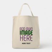TOTE BAG MODÈLE DE TEXTE D'IMAGE NATURELLE SIMPLE ET MODERN (Dos)