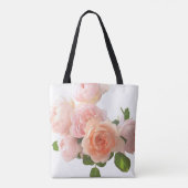 Tote Bag Modèle design Rose élégant et personnalisé (Dos)