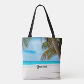 Tote Bag Modèle du paradis tropical (Dos)