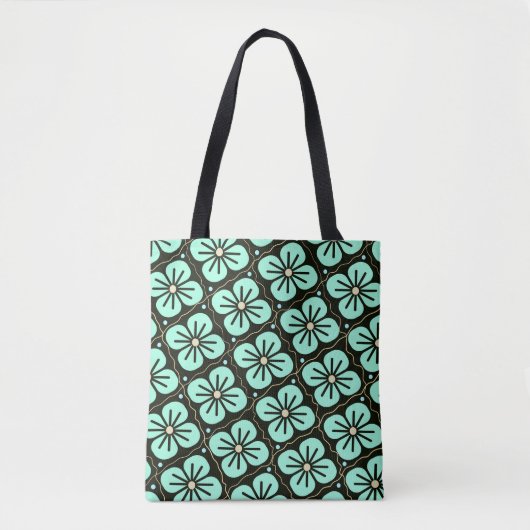 Tote Bag Modèle floral (Devant)