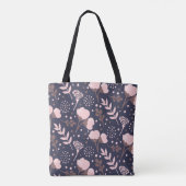 Tote Bag Modèle floral (Dos)