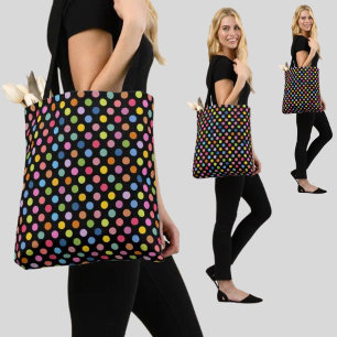 Tote Bag Modèle Floral Abstrait coloré à