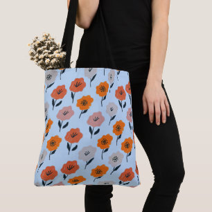 Tote Bag Modèle floral dynamique