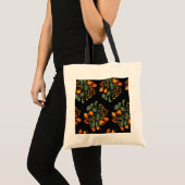 Tote Bag Modèle floral folklorique ukrainien. Ukraine (Devant (produit))